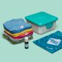 Mini kit de lingettes lavables coton/blanc (+HE et pochettes)