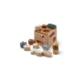 Cube puzzle - Gary - Safari/golden caramel multi mix
