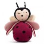 Peluche à bascule - Lullu the ladybug - Deeply red