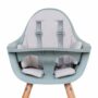 EVOLU Coussin pour chaise haute - Éponge pastel gris souris