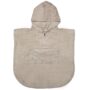 Poncho col V (2-4A) - Feather grey