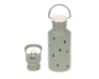 Gourde pour enfant inox - Happy prints light olive