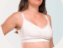 Soutien-gorge d'allaitement sans couture Carri-gel - Blanc - XL