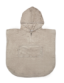 Poncho col en V (4-6A) - Feather Grey