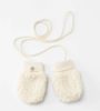 Moufles teddy - Off-white, 6-12M